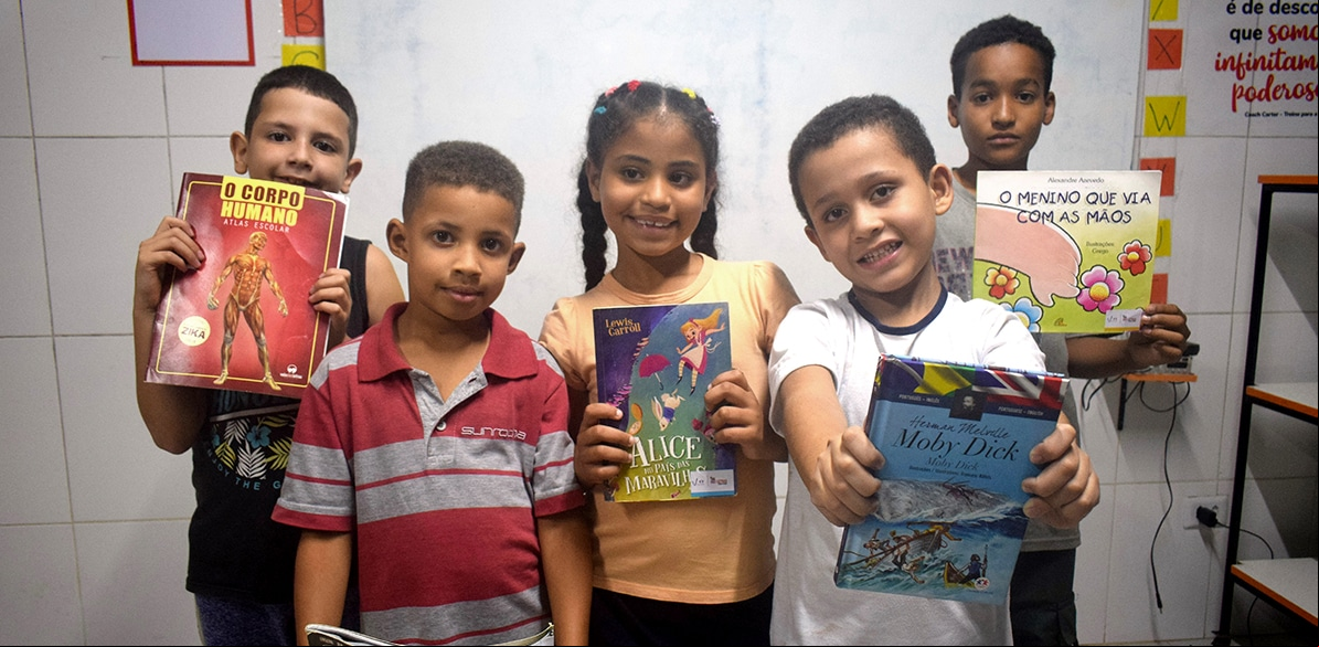 Apoie a educação na Vivenda da Criança